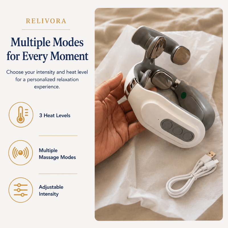 Relivora™ Smart Neck Massager